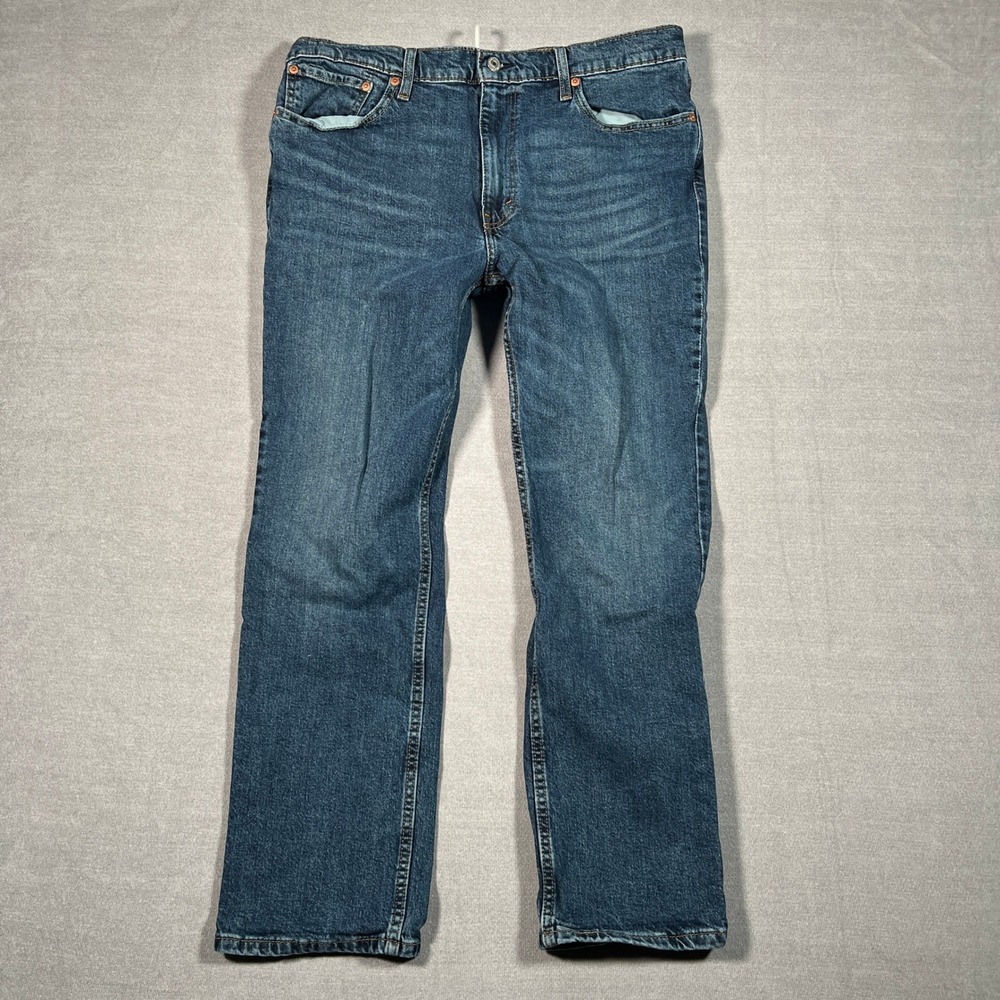 Levi's 511 Slim Fit Mid Rise Jeans Mens 36x30 Blue Cotton Blend Denim